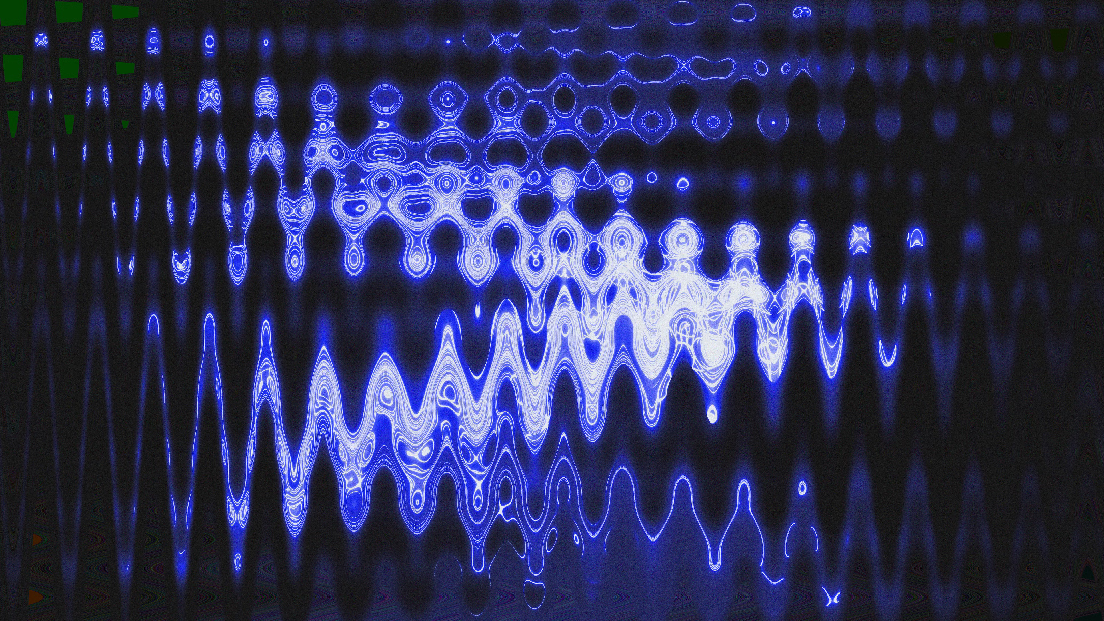 A image of a concrete sphere, balanced between two other larger spheres